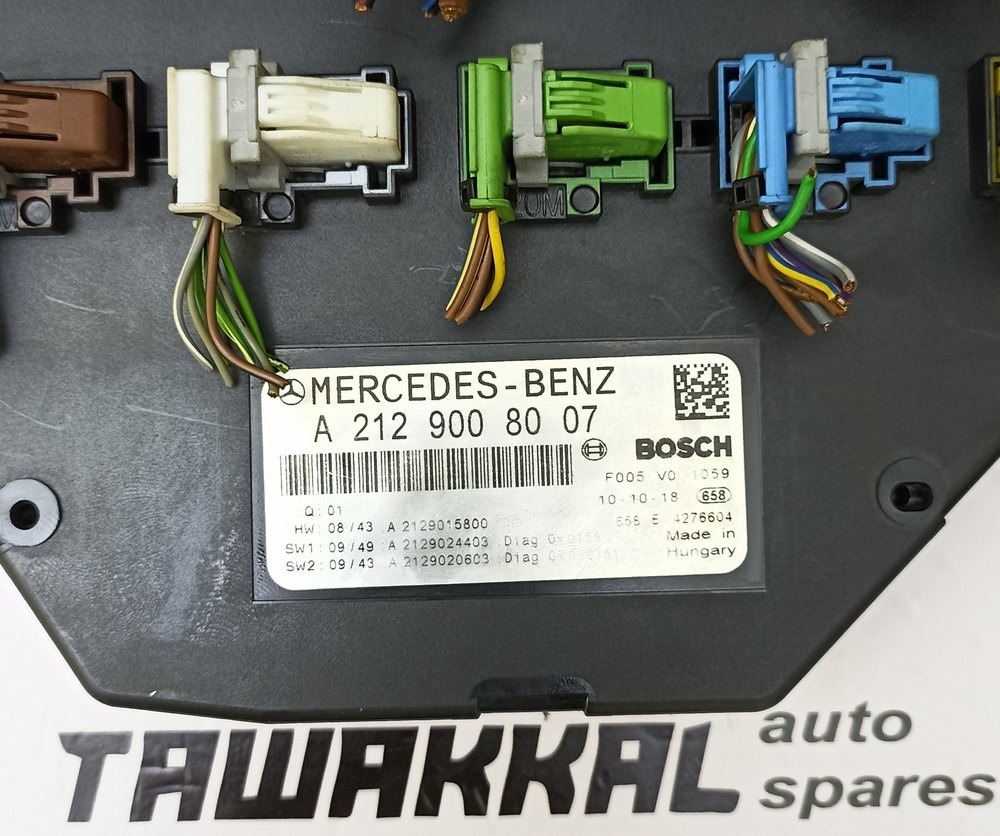 Mercedes Benz C E Class W204 W212 Fuse Box Control Module A2129008007 / A 212 900 80 07 - Image 5