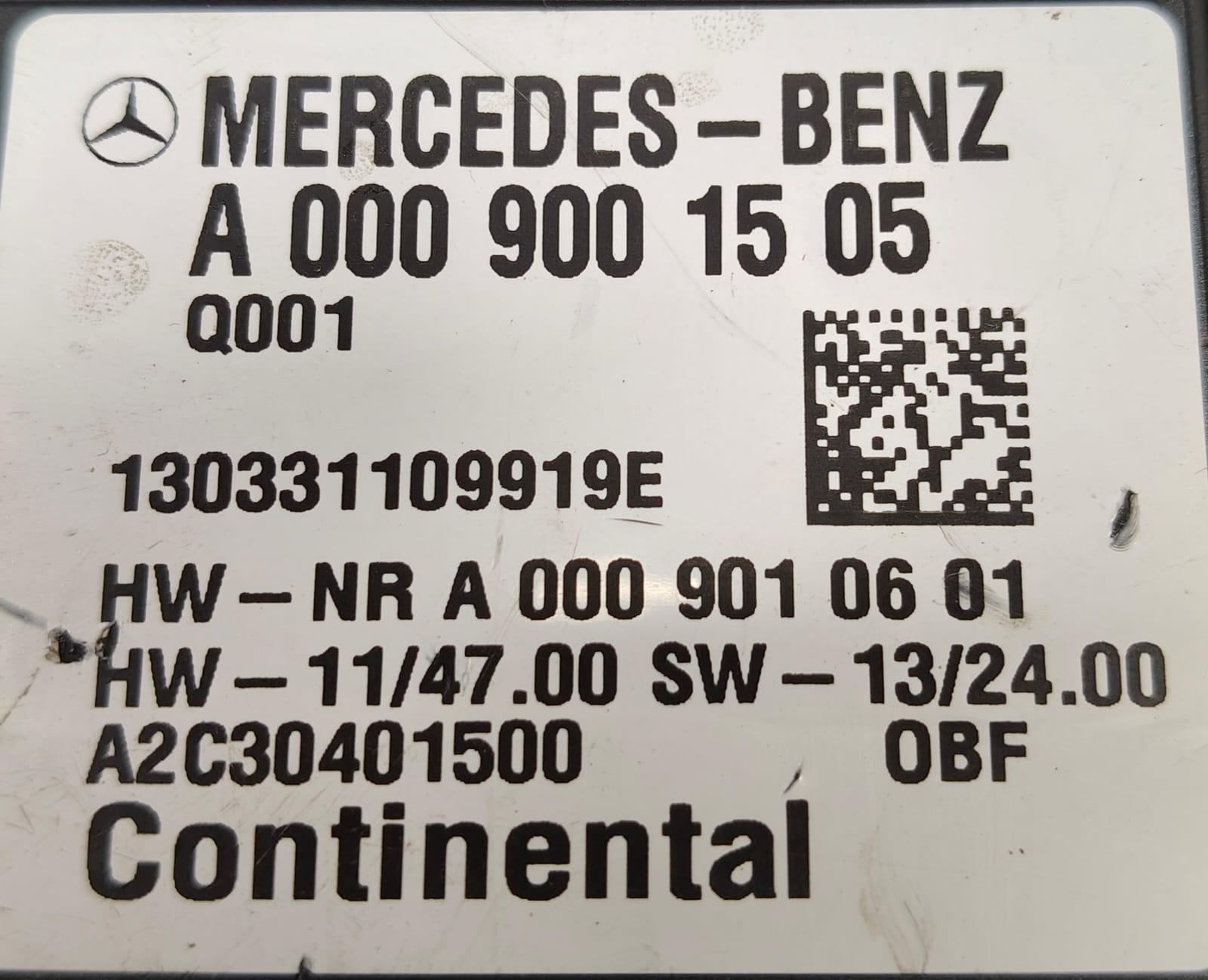 MERCEDES-BENZ C-CLASS FUEL PUMP CONTROL MODULE A0009001505 14-21 - Image 10