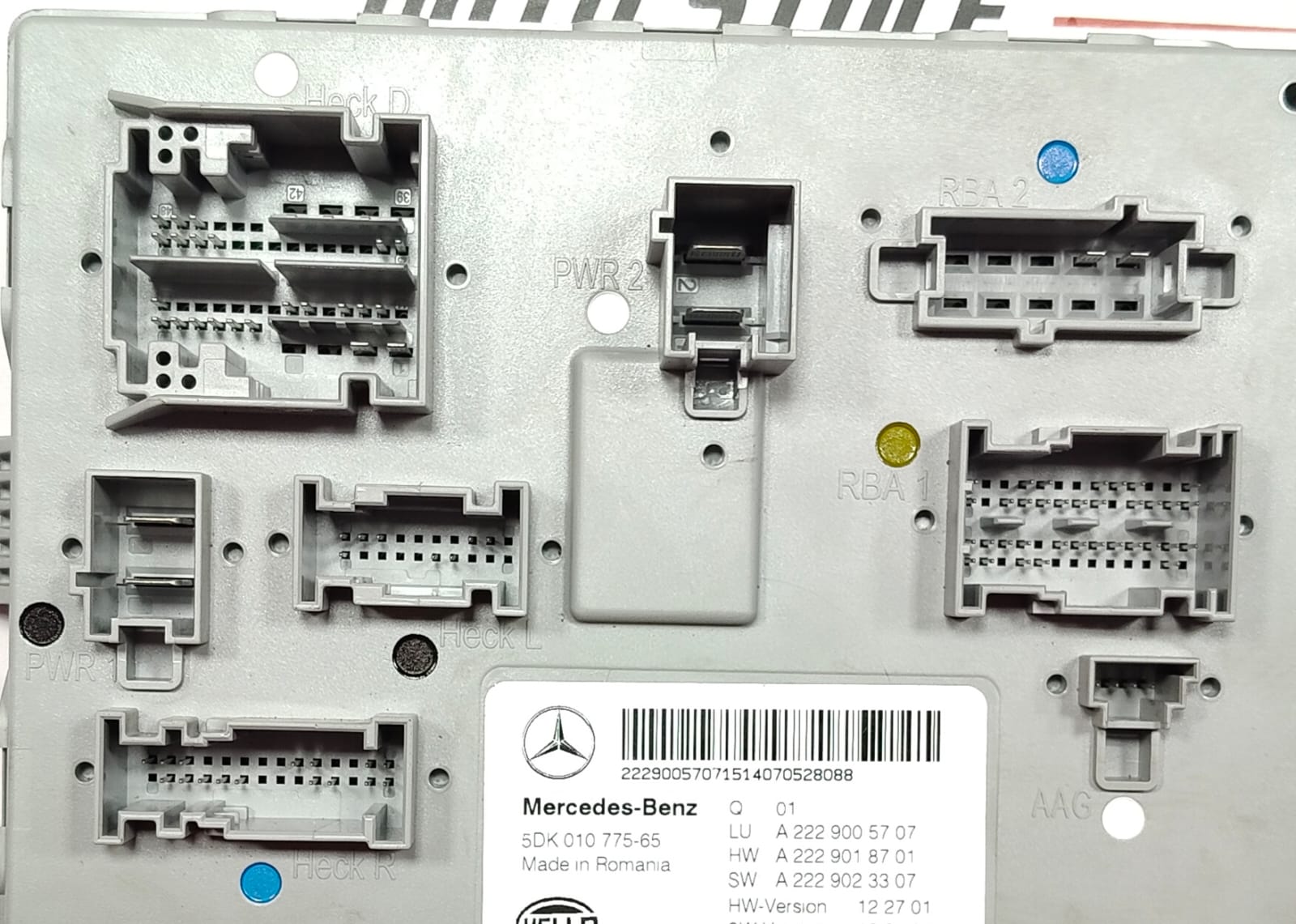 MERCEDES-BENZ GLC300 X253 REAR SAM FUSE BOX REALY A2229005707 2015-2022 - Image 6