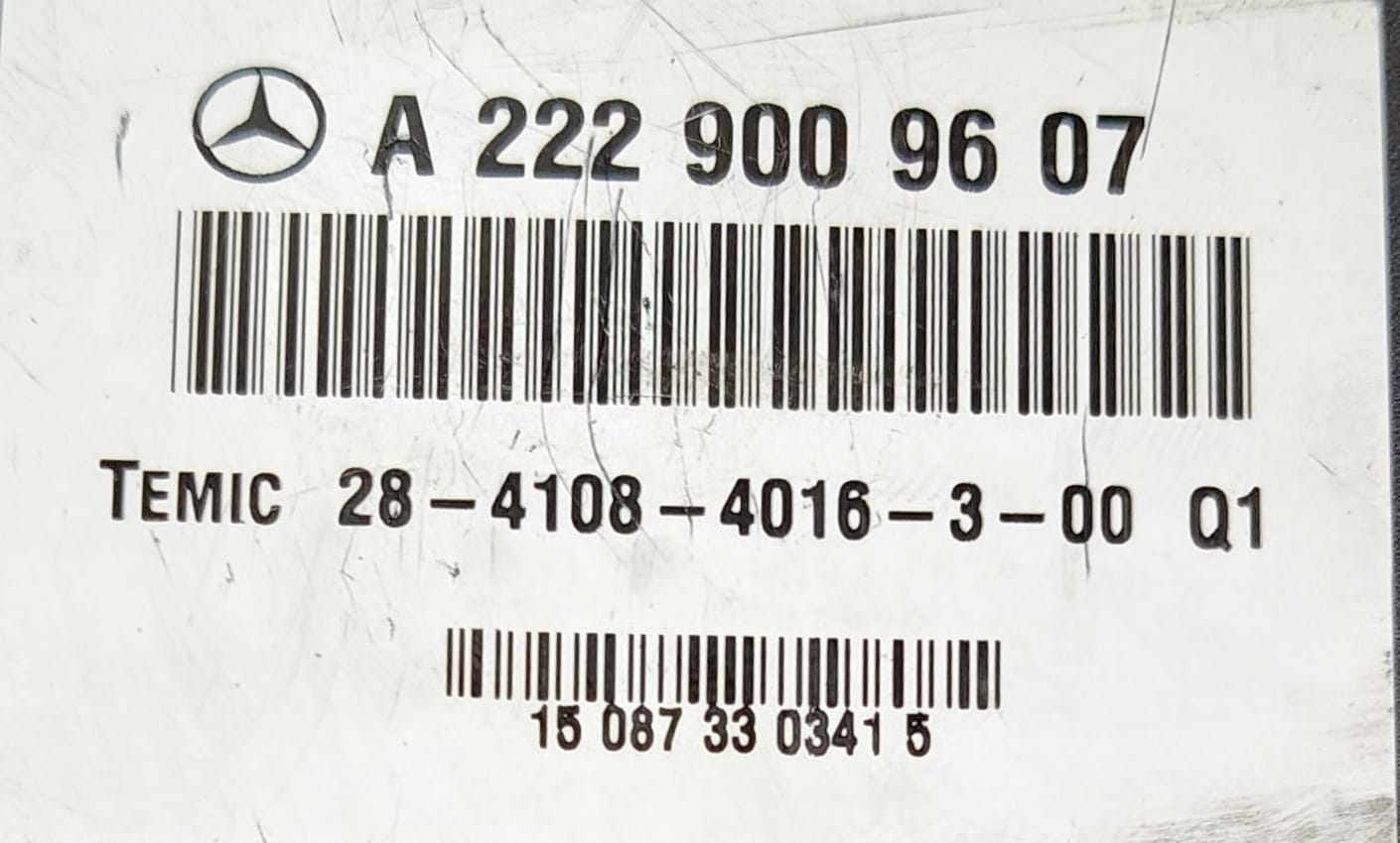MERCEDES-BENZ S-CLASS S500 AIRMATICE SUSPENSION CONTROL MODULE A2229009607 13-20 - Image 6