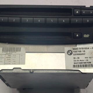 BMW 5 SERIES E60 E61 Navigation Audio Head Unit Sat Nav 6583 9191554-01 03-10