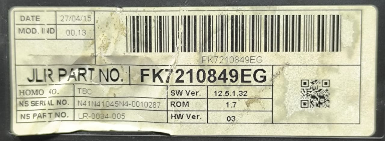 LAND ROVER DISCOVERY SPORT INSTRUMENT CLUSTER SPEEDOMETER FK7210849EG 2014-2020 - Image 3