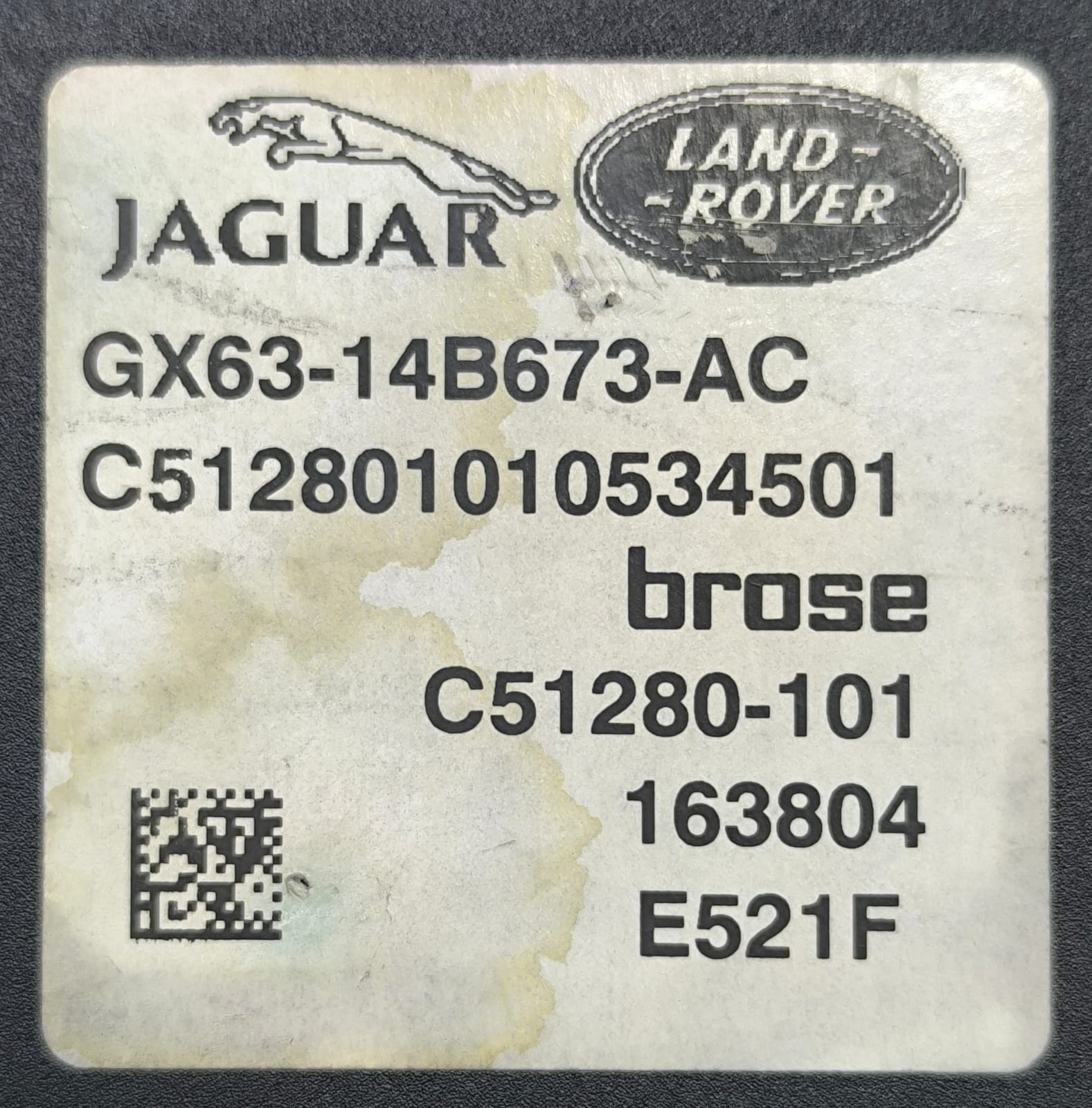 JAGUAR XF XE TAILGATE CONTROL MODULE GX6314B673AC 2016-2020 - Image 5