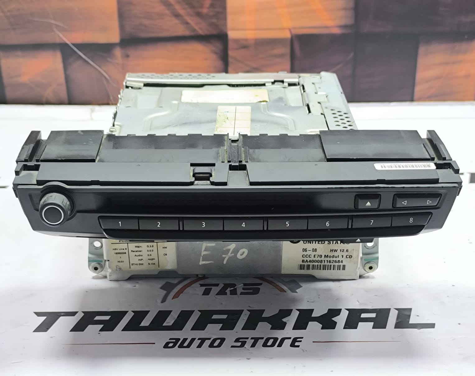 BMW X5 X6 F70 F71 NAVIGATION CONTROL HEAD UNIT TAPE 9185542 2006-2014 - Image 6