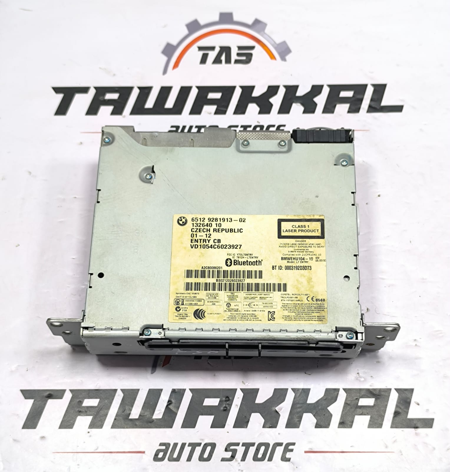BMW F20 F21 F22 F30 F31 F32 NAVIGATION CONTROL HEADUNIT TAPE 9281913 2011-2021