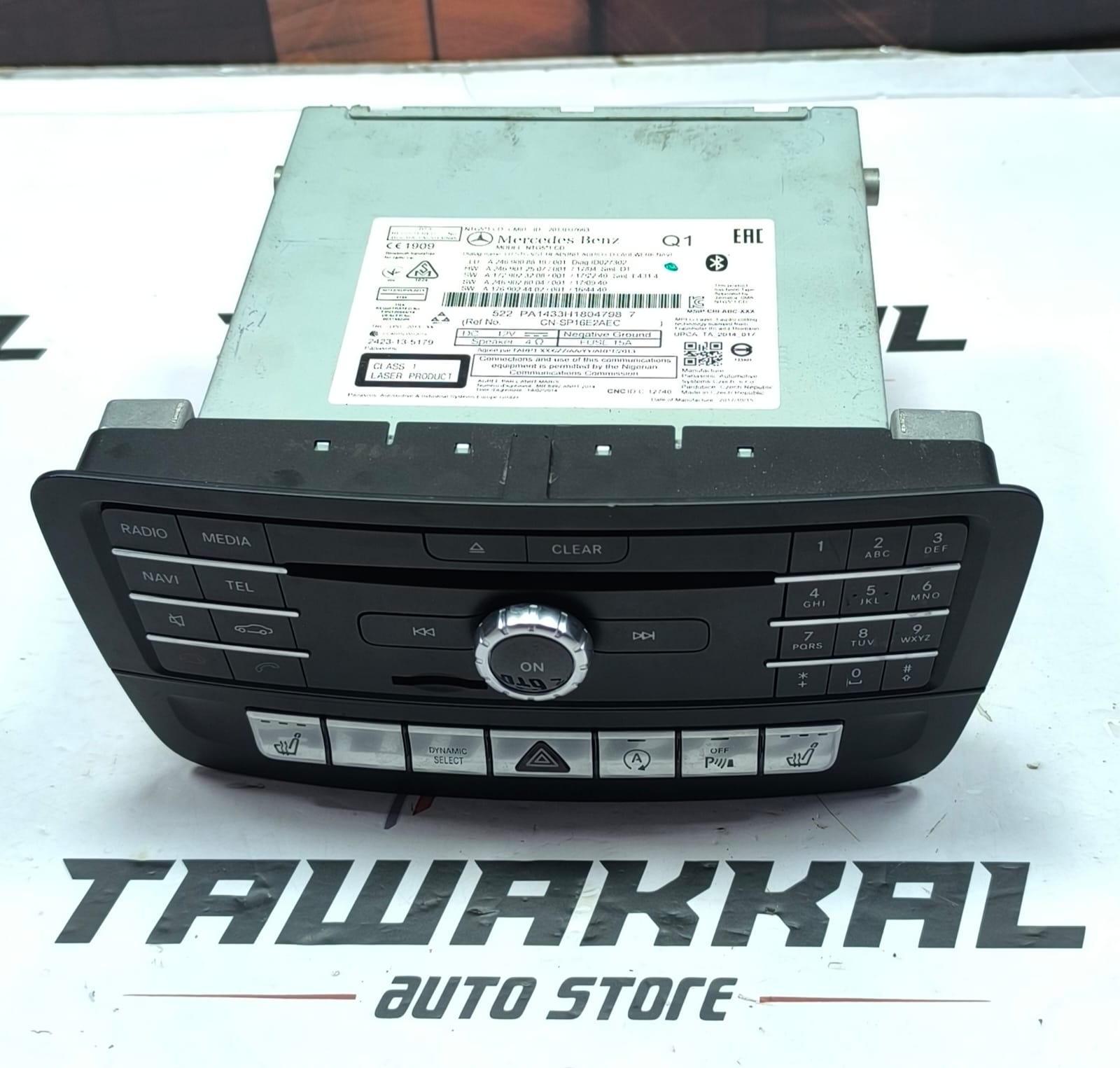 MERCEDES-BENZ A-CLASS W177 NAVIGATION CONTROL HEADUNIT TAPE A2469008819 2018-24