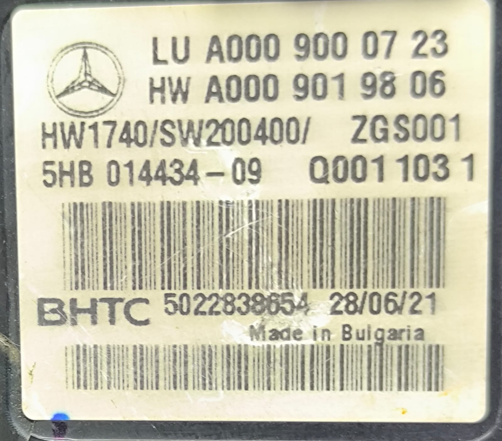 MERCEDES-BENZ GLE GLS BRAND NEW FAN HEATER CONTROL MODULE A0009000723 2019-2024 - Image 3