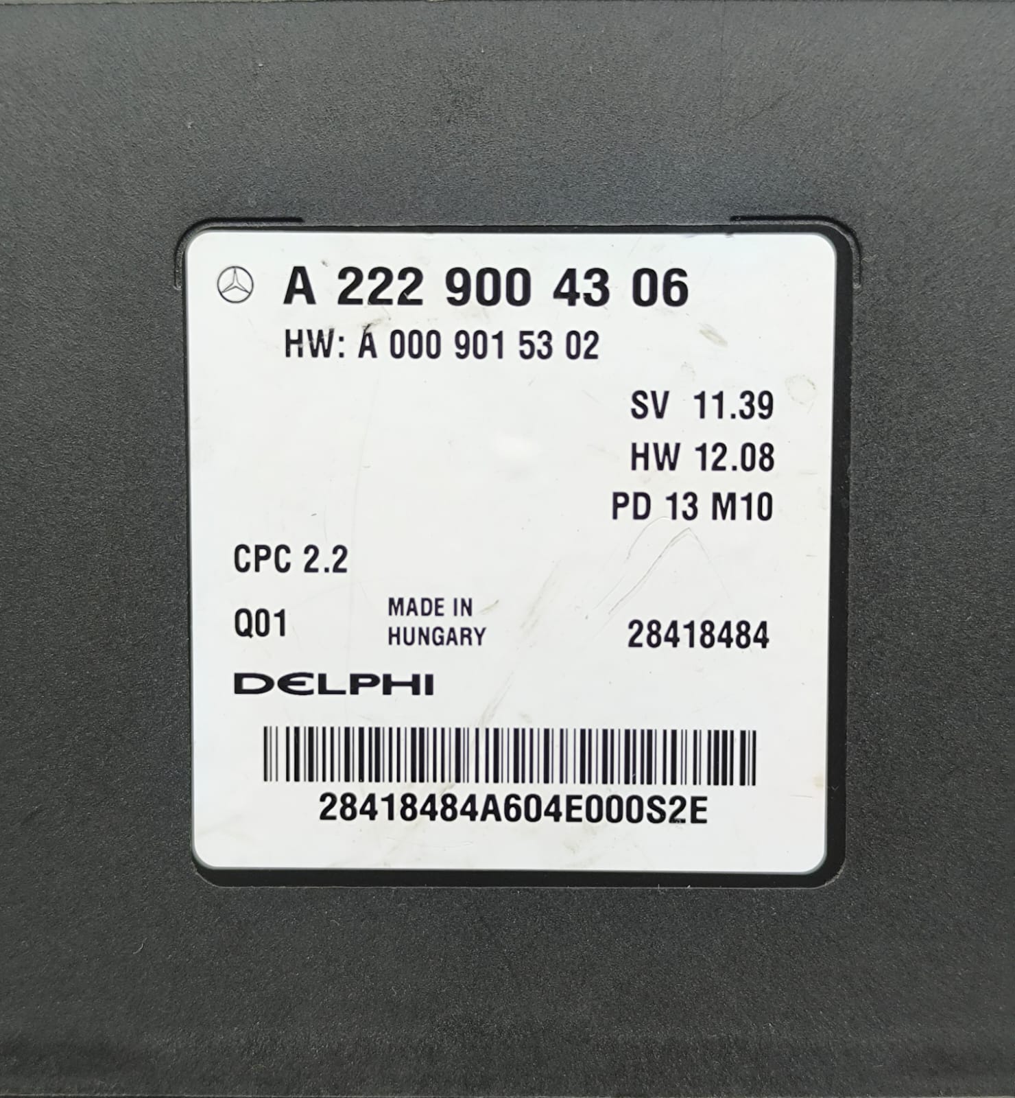 MERCEDES-BENZ S W205 X253 W222 GEARBOX CONTROL MODULE A2229004306 2013-2023 - Image 4