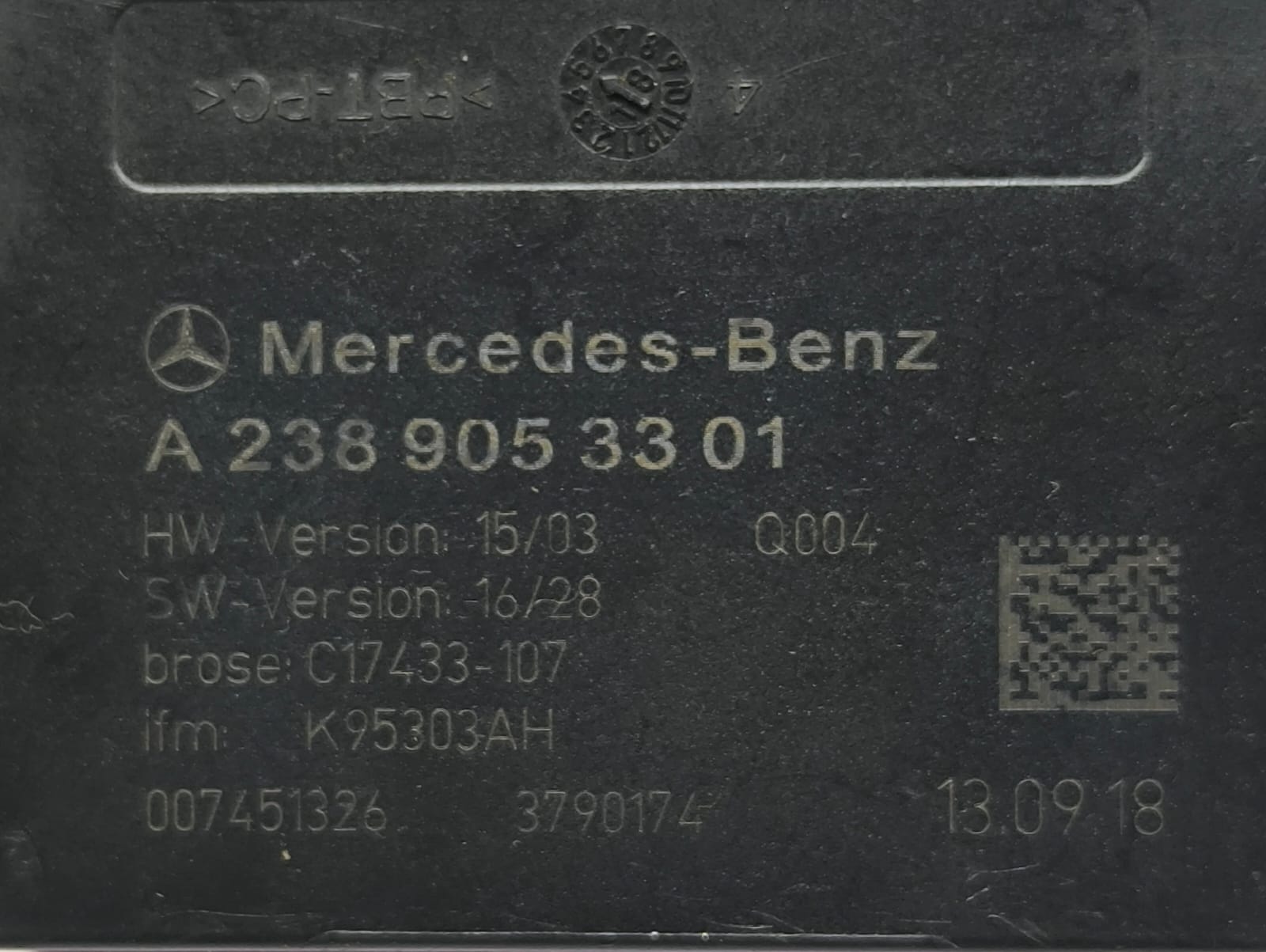 MERCEDES-BENZ CLA BRAND NEW REAR BUMPER SWITCHING MODULE A2389053301 2014-2021 - Image 7