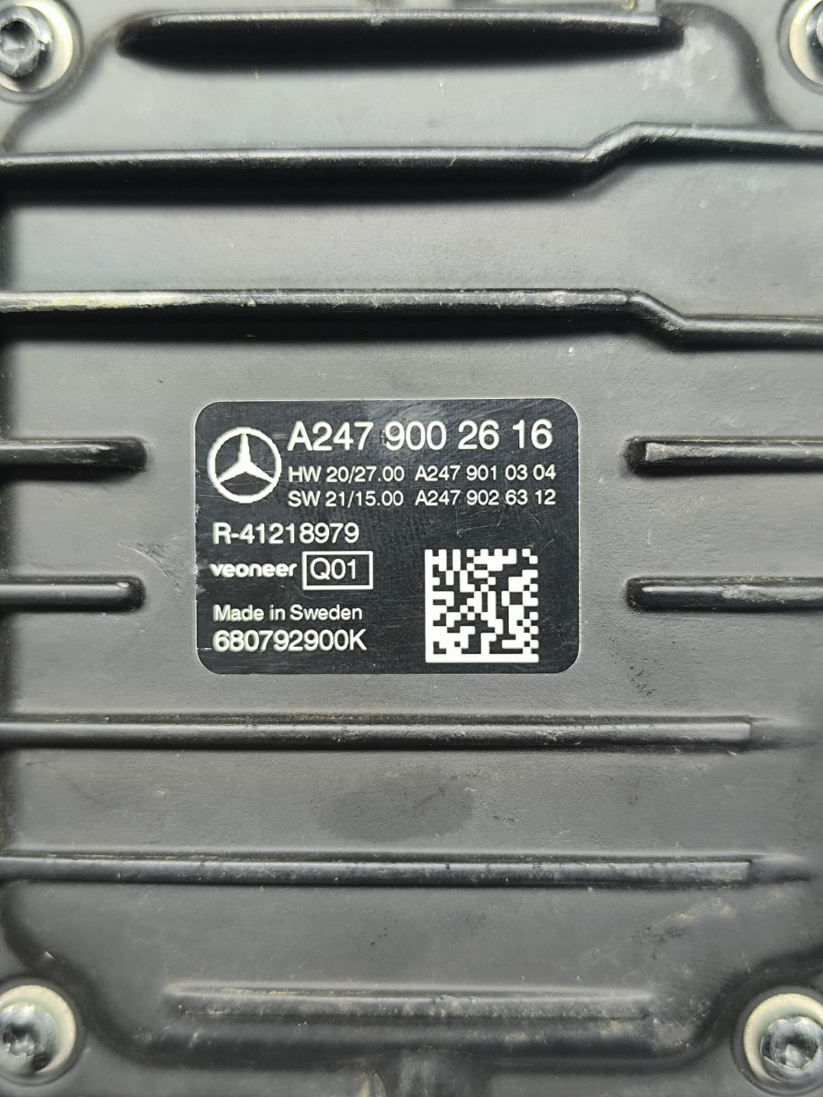 MERCEDES-BENZ EQB BRAND NEW FRONT WINSHIELD CAMERA A2479002616 2020-2022 - Image 7