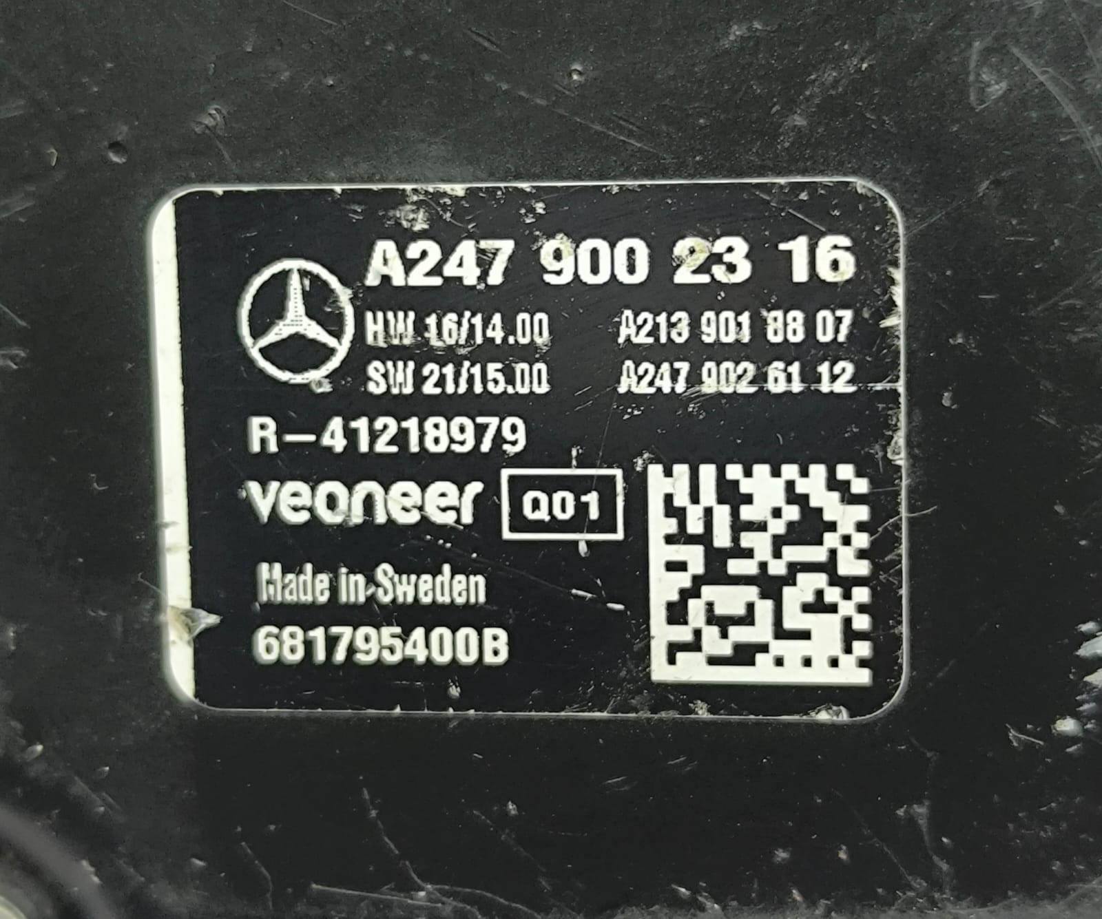 MERCEDES-BENZ EQB BRAND NEW WINDSHIELD CAMERA A2479002316 2017-2026 - Image 7