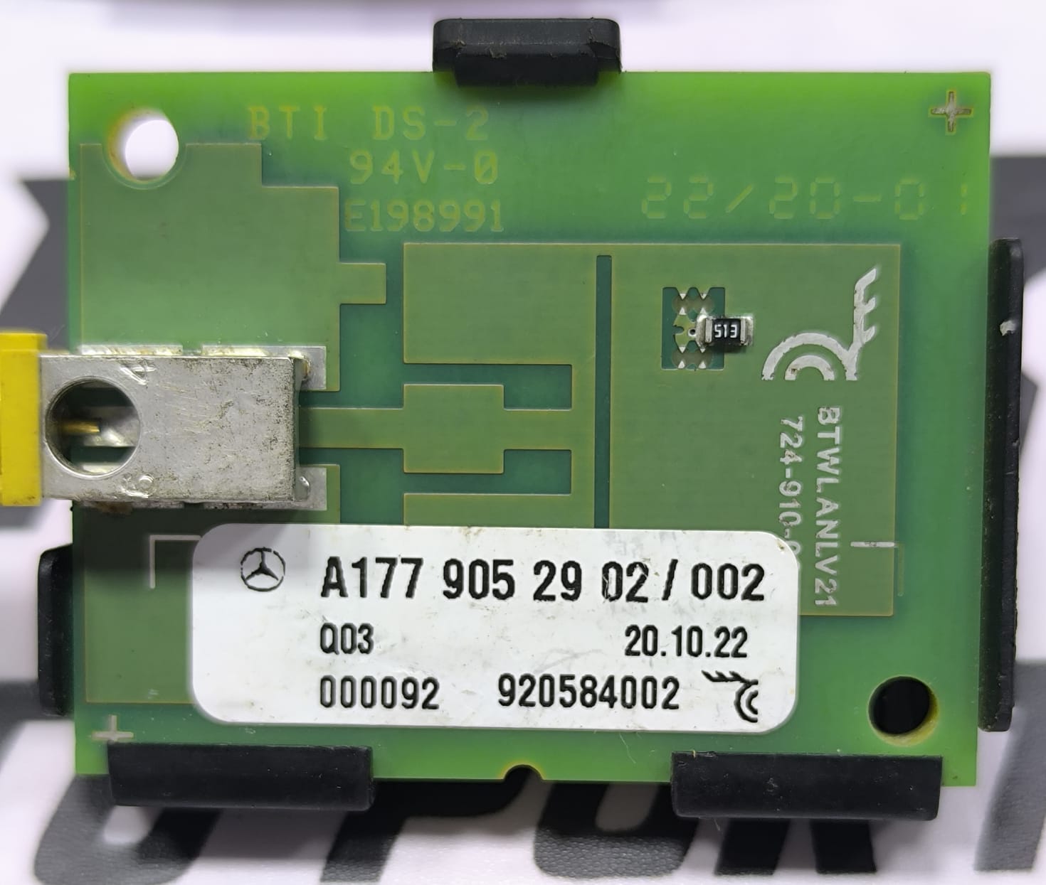 MERCEDES-BENZ A-CLASS NEW ANTENNA RECEIVER AMPLIFIER MODULE A1779052902 2018-26 - Image 6