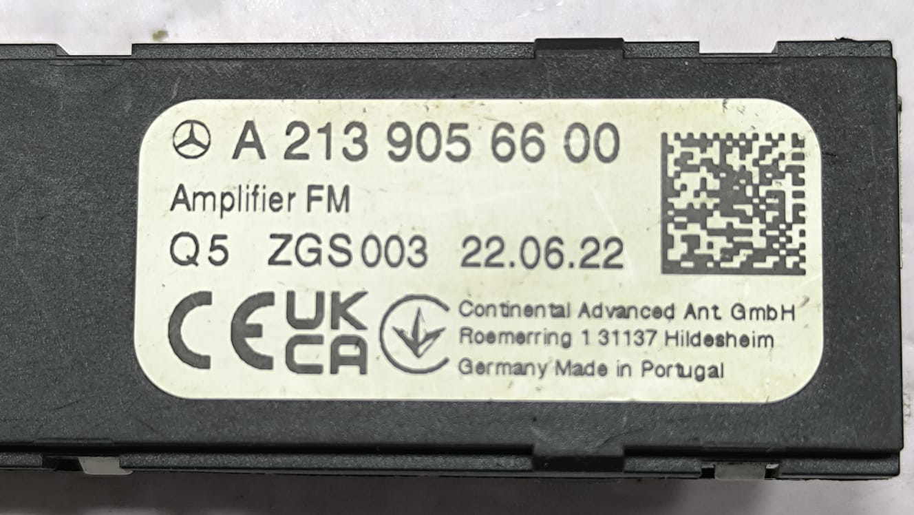 MERCEDES-BENZ E-CLASS NEW ANTENNA RECEIVER AMPLIFIER MODULE A2139056600 2016-202 - Image 6