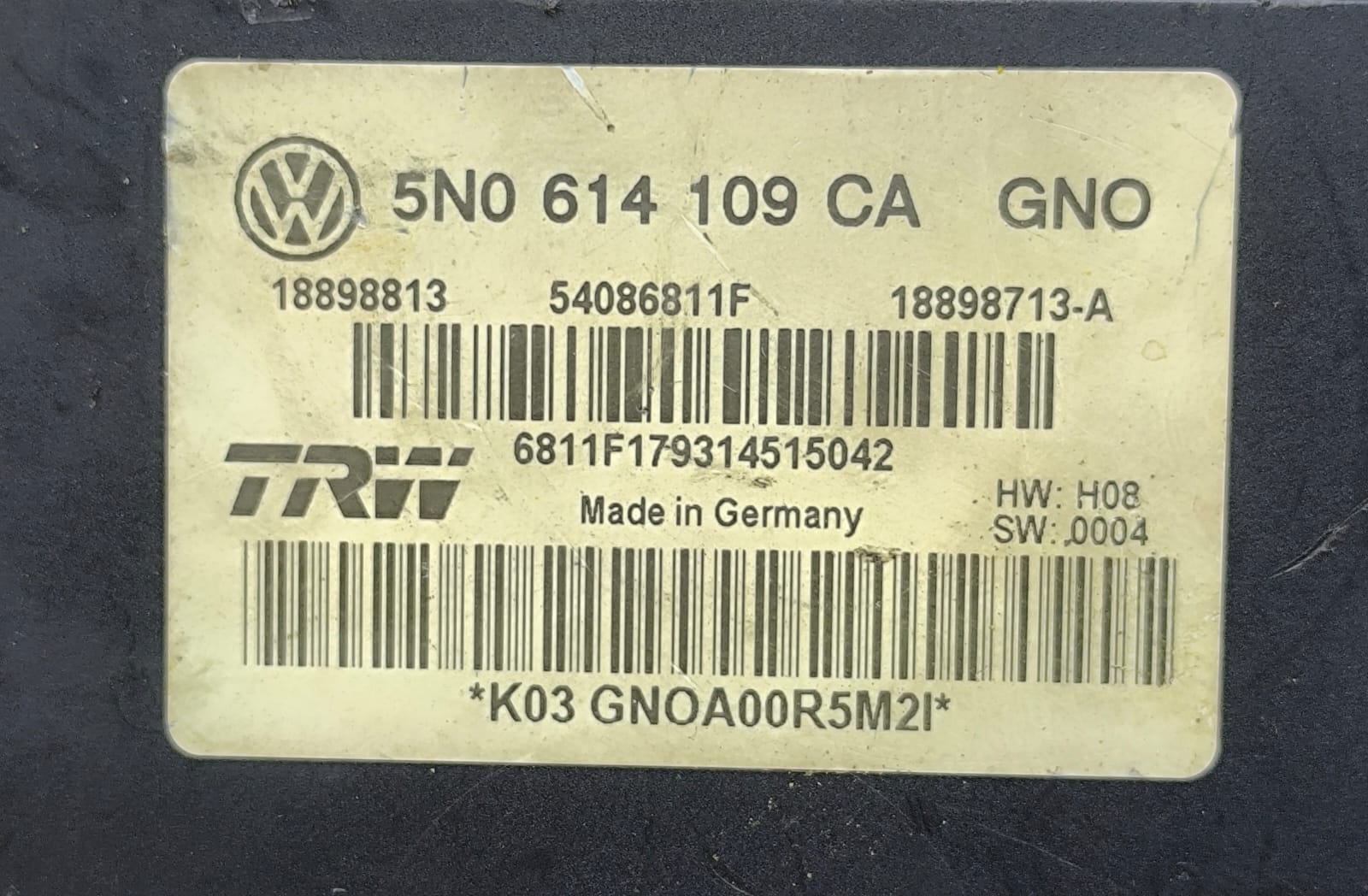 AUDI Q3 BREAK CONTROL ABS PUMP MODULE 5N0614109CA 2015-2018 - Image 9