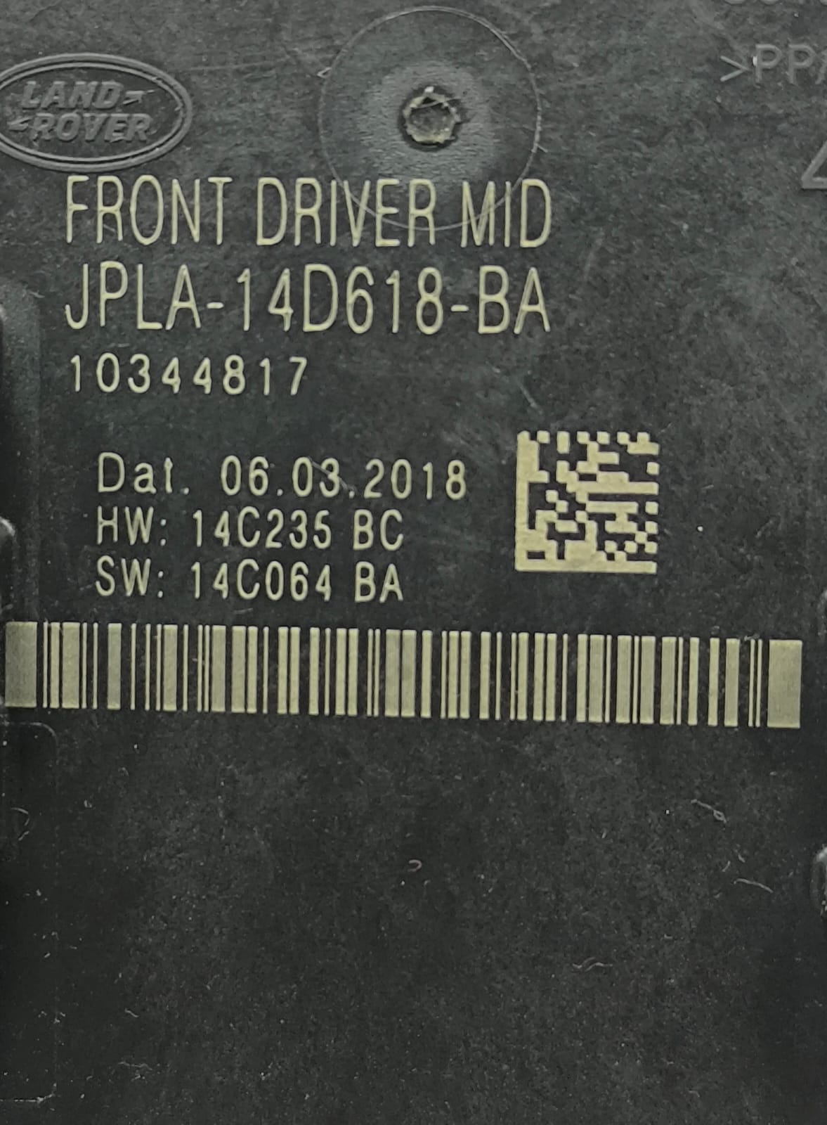 RANGE ROVER SPORT LEFT FRONT DOOR CONTROL MODULE JPLA-14D618-BA 2017-2022 - Image 6