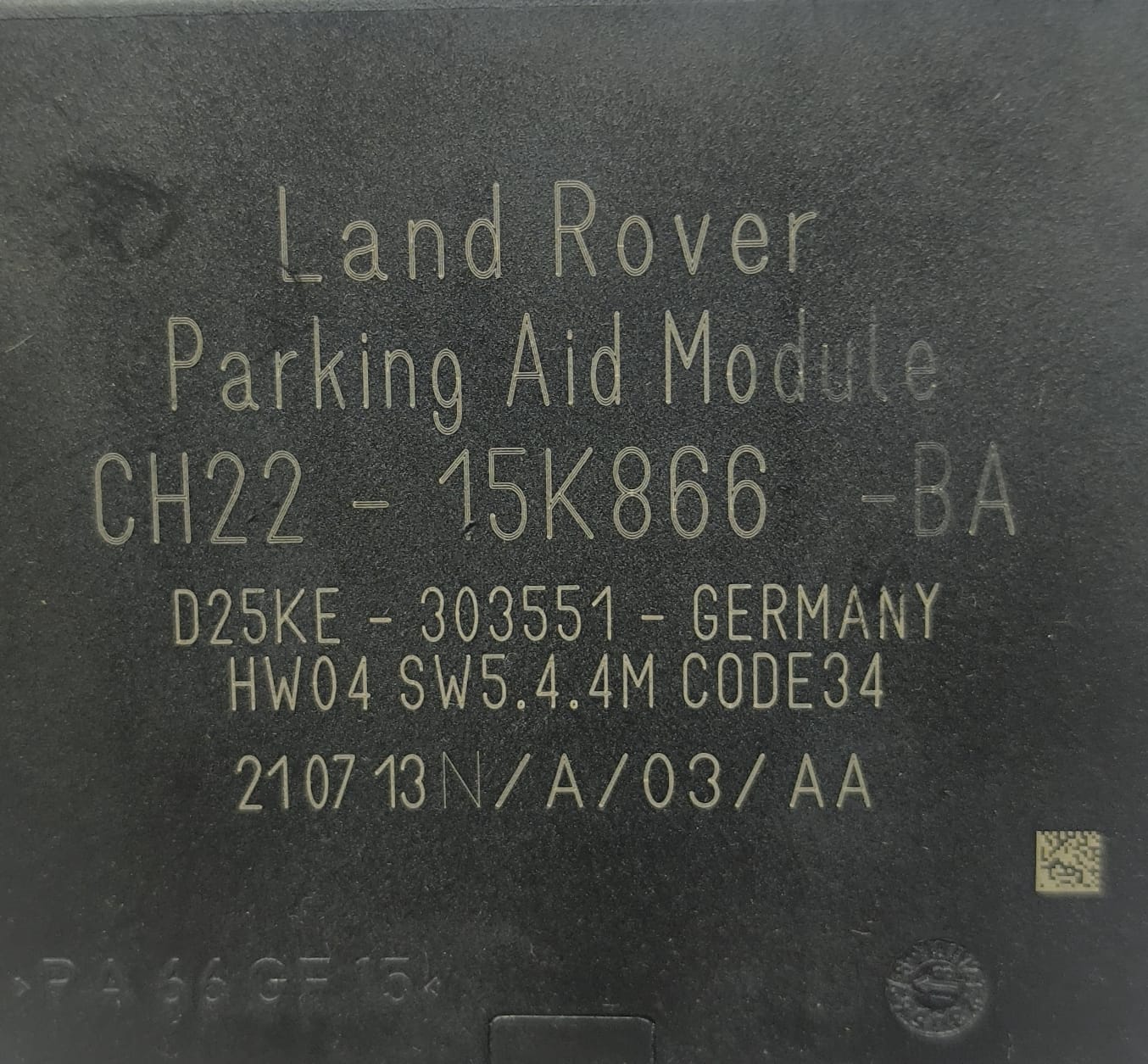 RANGE ROVER SPORT PARKING ASSIST PARKING CONTROL MODULE CH22-15K866-BA 2010-13 - Image 7