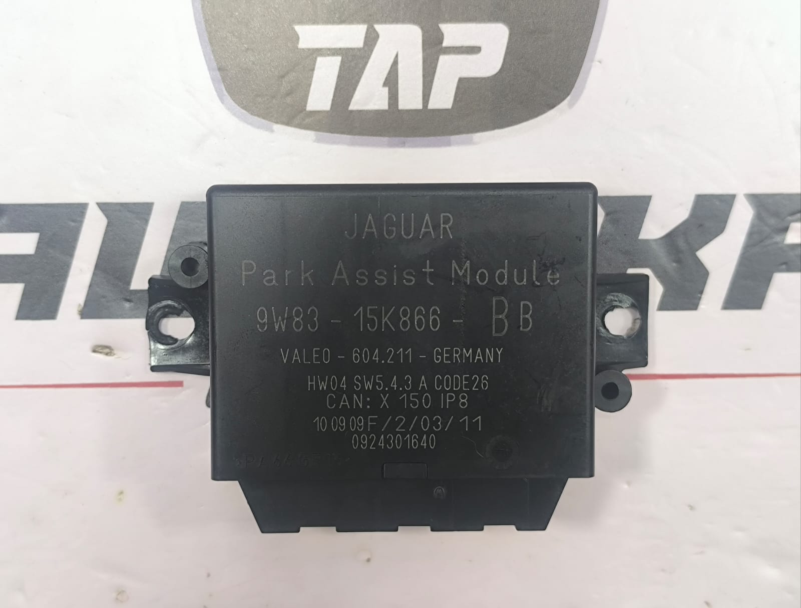 JAGUAR XF PAKING ASSIST PARKING CONTROL MODULE 9W83-15K866-BB 2009-2011