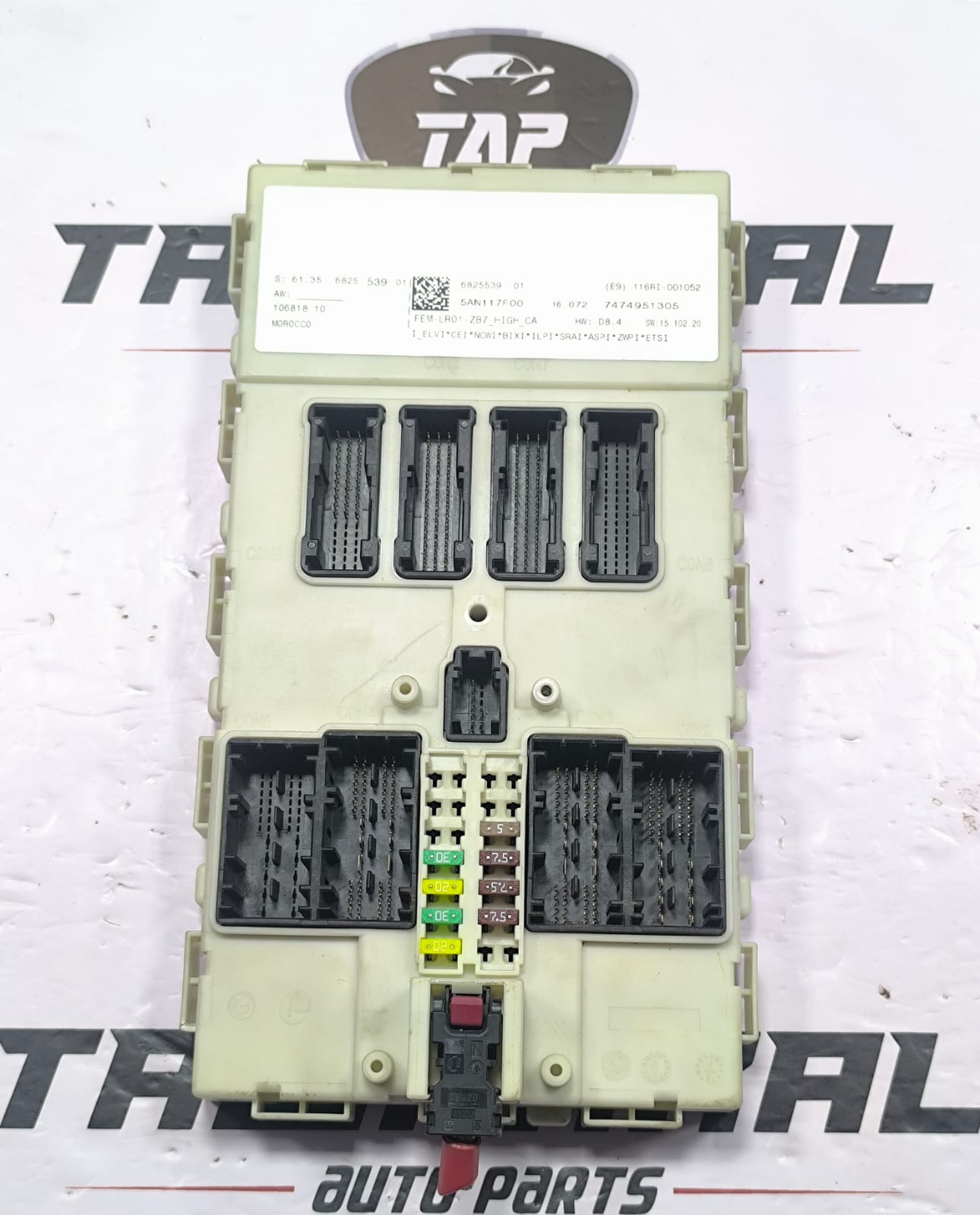 BMW 3 SERIES F30 F35 F36 BCM BODY CONTROL MODULE FEM 6825539 2014-2021