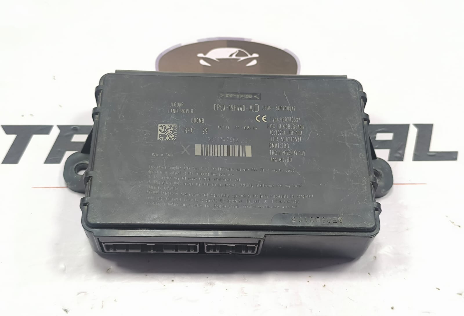 LAND ROVRE SPORT KEYLESS ENTRY IMMOBILISER MODULE DPLA-19H440-AD 2017-2020